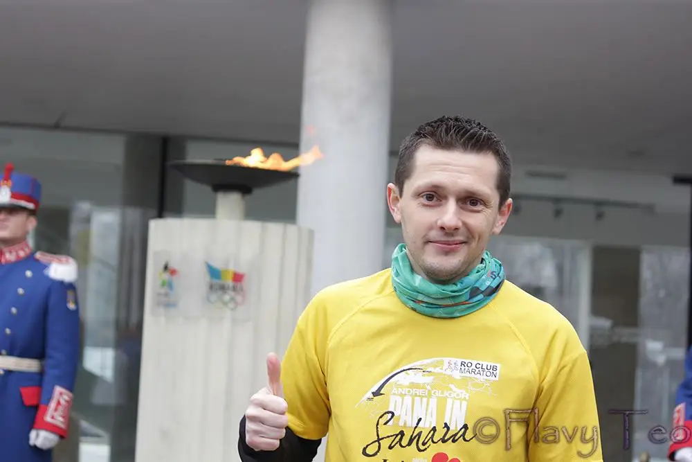 Spiritul olimpic pe strazile Bucurestiului