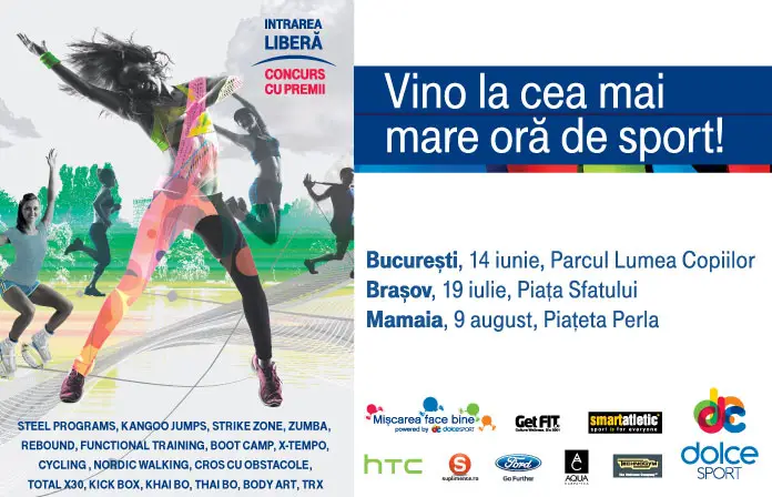 Invitatie la cea mai mare ora de sport